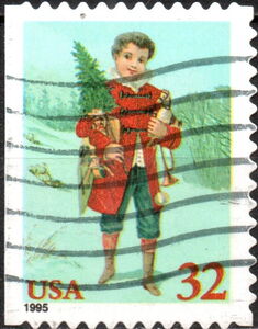 Christmas - Boy with Tree