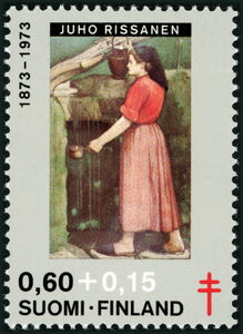 "At the Mountain Spring", by Juho Vilho Rissanen (1873-1950)