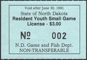 Resident Youth Small Game License