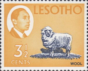 King Moshoeshoe II and Merino Sheep (Ovis aries)