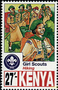 Girls Guides Hiking