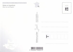 Provence. Olive Tree and Poppies