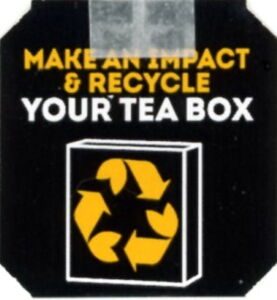 Tea Label: Make an impact & recycle your tea box (Lipton, Poland(Saying