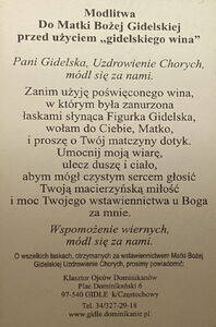 "Saint Mary - Gidle", Gidle, OO. Dominikanie