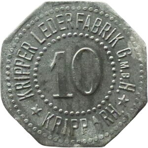 10 Pfennig (Kripper Lederfabrik)