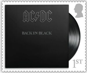 Stamp: AC/DC Album Covers : Back in Black (United Kingdom of Great ...
