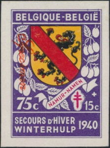 First Winter Relief. Coat of Arms - Namur