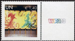 Wall painting, UN-City Vienna