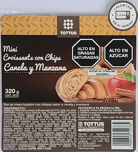 Red Label Tottus Food Label: Tottus Croissants con Chips Canela y Manzana (Hipermercados ...