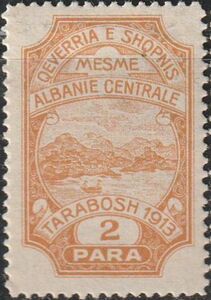 View of mountains and Scutari lake