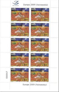 Spacecraft and Exploration Vehicle on Mars