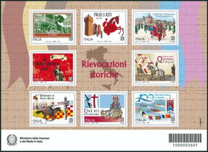 Stamp: Historical Reenactments (Italy(Historical Reenactments (2025