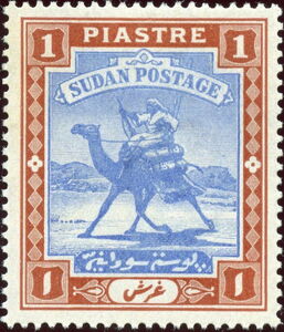 Postman with Dromedary (Camelus dromedarius)
