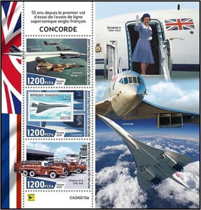 Stamp: 55th Anniversary of the Concorde Made its First Test Flight ...