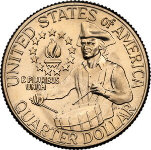 ミュージシャン US 50 STATE 25cent COLLECTION Moeda: 25 Cents / Quarter (Washington - Bicentennial) (Estados
