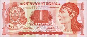 Banknote: 1 Lempira (Honduras(2000-2010 Issue) Wor:P-84a 💴