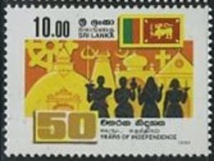 People holding up items