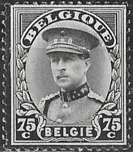 King Albert I with Kepi - Memorial Issue