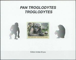 WWF - Central Chimpanzee Silver Impressions