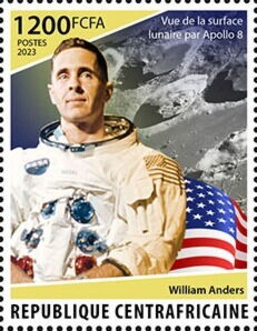 Stamp: William Anders, View of the lunar surface from Apollo 8 (Central ...