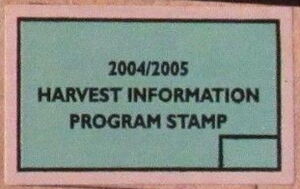 Harvest Information Program Stamp