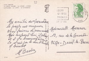 Various aspects of the Var Department Coast