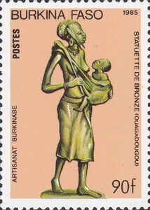 Mother and Child - Bronze Statue
