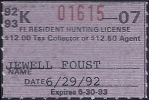 Resident Hunting License