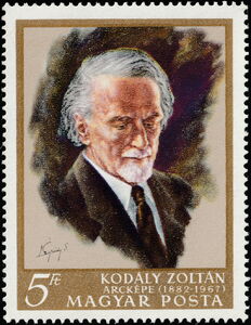 Zoltán Kodály (1882-1967), Composer, by Sándor Légrády