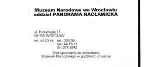 Wroclaw - Panorama RacŁawicka