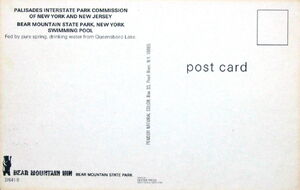 Postcard: The Swimming Pool in the Bear Mountain State Park (United