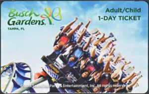 Gift Card: Busch Gardens (Busch Gardens, United States of America ...