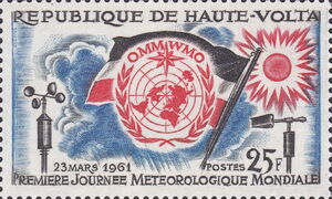 UNO-Emblem, Flag, Anemometer