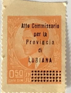 King Peter II - Overprint