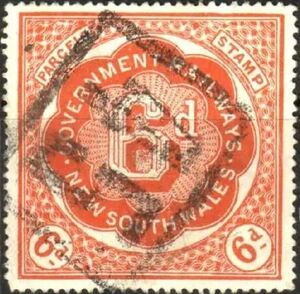 6d Parcel Stamp