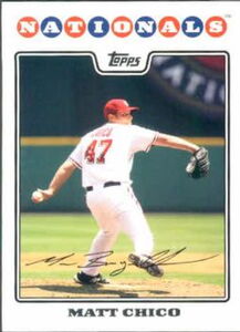 Sports Card: #498 Matt Chico (2008) (Baseball, North America(2008 Topps ...