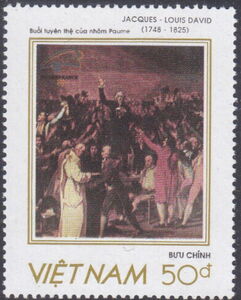 "Group Paume taking an oath"