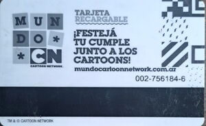 Functional Card: Cartoon Network (Games Centers, Amusement Parks