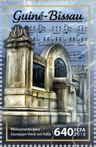 Monument to Giuseppe Verdi in Italy