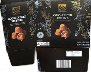 Chocolate Wrapper: Moser Roth Cocoa Dusted Truffles (Aldi, United ...