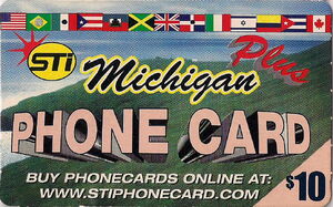 Michigan Phone Card