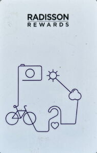 Hotel Card: Radisson Rewards - Pictograms (camera) (Radisson, United ...