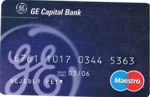 Bankpaske Ge Capital Bank Ge Capital Bank Tsjegyske Republyk