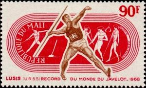 Janis Lusis, Javelin, 1968