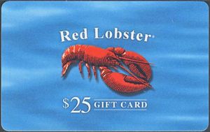 Gift Card: Blue card (Red Lobster, United States of America) (Red ...