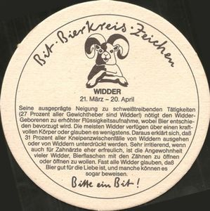 Beer Coaster: Bitburger (Bitburger Brauerei, Germany, Federal Republic ...