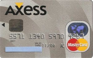 Bank Card Axess Akbank T A S Turkey Col Tr Mc 0036 1
