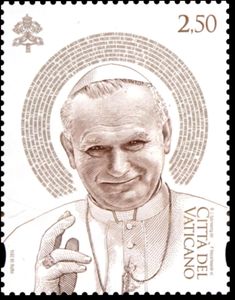 Stamp: Pope John Paul II (Vatican City(Canonization of Popes John Paul