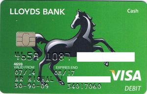 Bank Card Horse Lloyds Tsb United Kingdom Of Great Britain