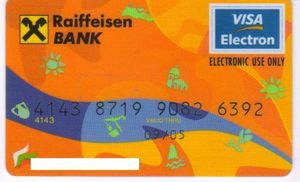 RaiffeisenBank Visa Electron - 01/01